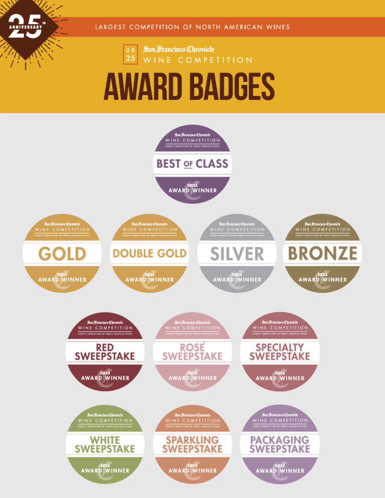 2025 San Francisco Chronicle Wine Competition Medal Winners
